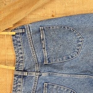 Rolla's High Rise Blue Denim Jeans with Washed Look